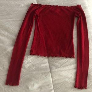 off the shoulder top